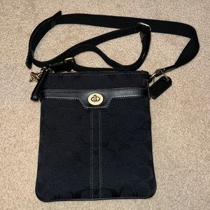 Crossbody black Coach purse
